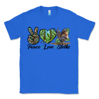 True Royal Peace Love Sloths Classic Tee - LillyAllenDesigns