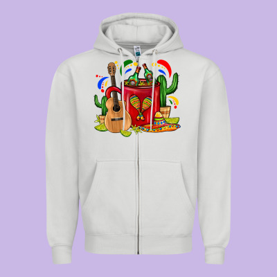 Mexico Coffee Mug Zipper Hoodie Designed By Fadigitalartstudio