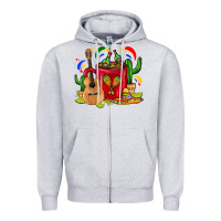 Heather Grey Mexico Coffee Mug Zipper Hoodie - FaDigitalArtStudio
