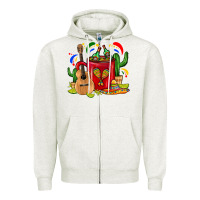 Oatmeal Heather Mexico Coffee Mug Zipper Hoodie - FaDigitalArtStudio