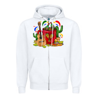 White Mexico Coffee Mug Zipper Hoodie - FaDigitalArtStudio