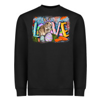 Black love easter Heavyweight Sweatshirt - CowGirlArtShop