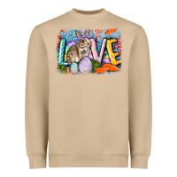 Mushroom love easter Heavyweight Sweatshirt - CowGirlArtShop