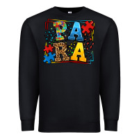 Black autism leopard frame para Premium Sweatshirt - LillyAllenDesigns