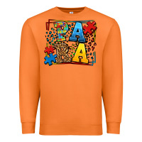 Carrot autism leopard frame para Premium Sweatshirt - LillyAllenDesigns