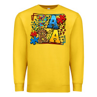 Lemon autism leopard frame para Premium Sweatshirt - LillyAllenDesigns