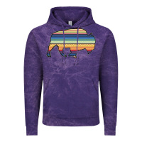 Cloud Purple Aztec Bison Silhouette Vintage Hoodie - Bettercallsaul