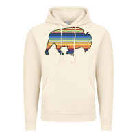 Vintage Artic Aztec Bison Silhouette Vintage Hoodie - Bettercallsaul