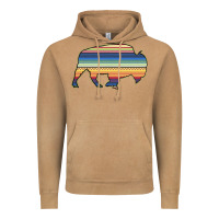 Vintage Camel Aztec Bison Silhouette Vintage Hoodie - Bettercallsaul