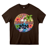 Chocolate Brown family cruise 2024 Heavy Core Tee - MaliasSmallBusiness