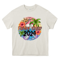 Cream family cruise 2024 Heavy Core Tee - MaliasSmallBusiness