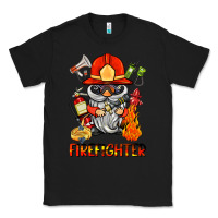 Black firefighter gnome Classic Tee - BarkalooDesign