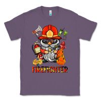 Lavender firefighter gnome Classic Tee - BarkalooDesign