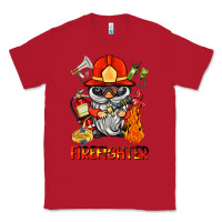 Red firefighter gnome Classic Tee - BarkalooDesign