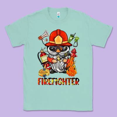 Firefighter Gnome Classic Tee Designed By Barkaloodesign