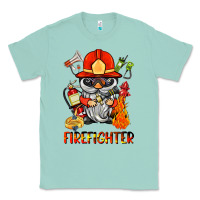 Seafoam firefighter gnome Classic Tee - BarkalooDesign