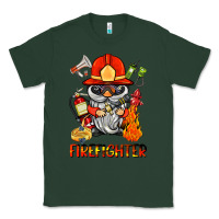 Sports Green firefighter gnome Classic Tee - BarkalooDesign