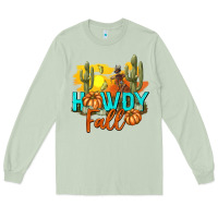 Matcha Howdy Fall Long Sleeve Tee - texasbilliewilder