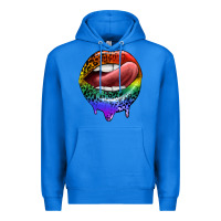 True Royal rainbow lips pride Premium Hoodie - FaDigitalArtStudio