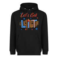 Black let's get lit 1 Heavyweight Hoodie - BundleAndBundleShop