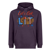 Plum let's get lit 1 Heavyweight Hoodie - BundleAndBundleShop