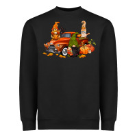 Fall Gnome Truck Heavyweight Sweatshirt | Teevron