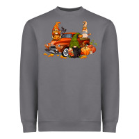 Storm fall gnome truck Heavyweight Sweatshirt - CowGirlArtShop