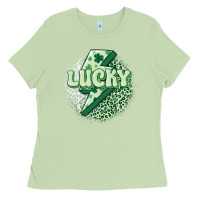 Matcha st. patrick's day lucky Ladies Tee - MaliasSmallBusiness