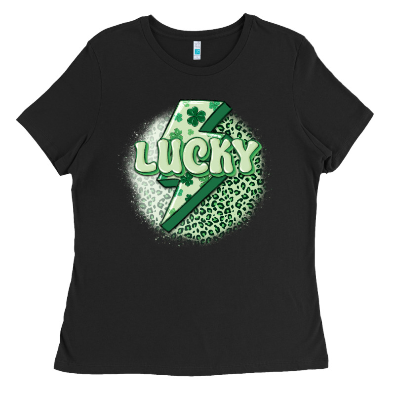 St. Patrick's Day Lucky Ladies Tee by MaliasSmallBusiness | Teevron