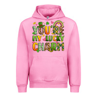 Fuchsia Pink you're my lucky charm Urban Hoodie - Artiststas
