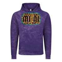 Cloud Purple Leopard Patterned Mini Tried Vintage Hoodie - Bettercallsaul