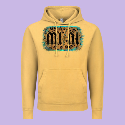 Leopard Patterned Mini Tried Vintage Hoodie Designed By Bettercallsaul