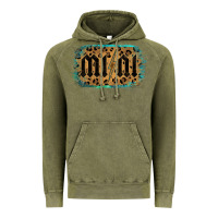 Vintage Olive Leopard Patterned Mini Tried Vintage Hoodie - Bettercallsaul
