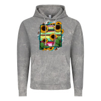 Cloud Rock New Mexico Map Sunflower Cactus Serape Vintage Hoodie - RanaPortraitStore