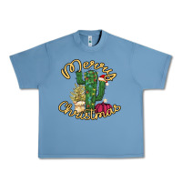 Pebble Blue Cactus Christmas Urban Heavy Tee - Bettercallsaul