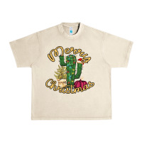 Sandshell Cactus Christmas Urban Heavy Tee - Bettercallsaul