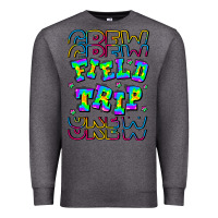 Charcoal Heather Crew Field Trip Premium Sweatshirt - CowhideDigitalArt