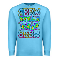 Ocean Blue Crew Field Trip Premium Sweatshirt - CowhideDigitalArt