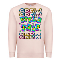 Pale Pink Crew Field Trip Premium Sweatshirt - CowhideDigitalArt