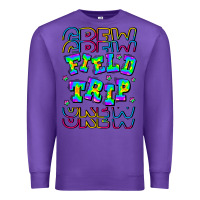 Purple Crew Field Trip Premium Sweatshirt - CowhideDigitalArt