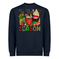 Navy tis the season Heavyweight Sweatshirt - CowGirlArtShop