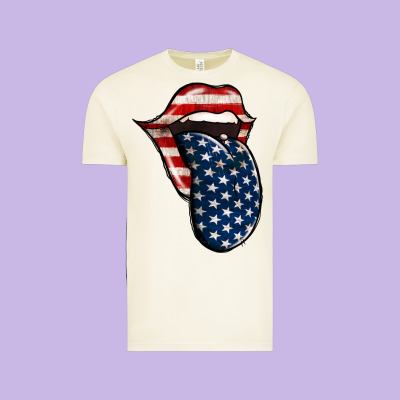 American Toungue For 4th Of July Vintage Tee Designed By Bettercallsaul