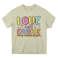 Mossy love and embrace every version of you Heavy Core Tee - MaliasSmallBusiness
