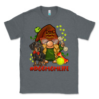 Charcoal Heather dog mom  life gnome Classic Tee - BarkalooDesign