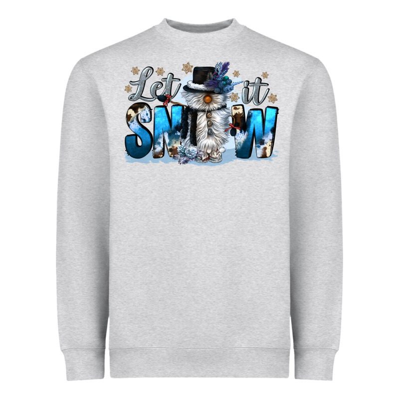 Let It Snow Heavyweight Sweatshirt by CowGirlArtShop | Teevron