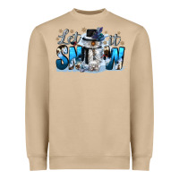 Mushroom let it snow Heavyweight Sweatshirt - CowGirlArtShop