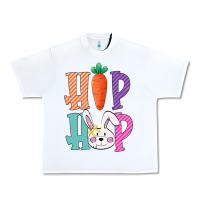 White hip hop easter girls toddlers kids leopard bunny Urban Heavy Tee - Bettercallsaul