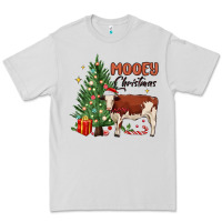 Dove Grey mooey christmas Premium Tee - MaliasSmallBusiness