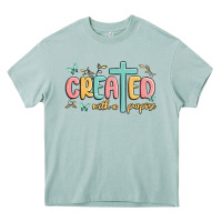 Arona created with a purpose Heavy Core Tee - MaliasSmallBusiness