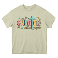 Mossy created with a purpose Heavy Core Tee - MaliasSmallBusiness
